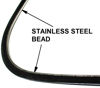 Picture of Front Door Window Channel Kit, Stainless Beads, Tudor Sedan, 1935-1936, 48-45983-2DB-SS