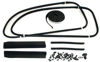Picture of Front Door Window Channel Kit, Stainless Bead, 5-Window Coupe & Fordor Sedan, 1935-1936, 48-45983-5W/4DB-SS