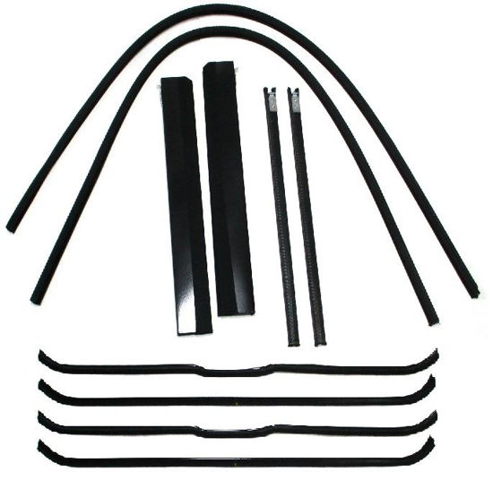 Picture of Front Door Window Channel Kit, Pickup, 1938-1947, 21C-45983-PU