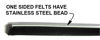 Picture of Rear Quarter Window Channel Kit, Staimless Bead, Tudor Sedan, 1935-1936, 48-56786-A-SS