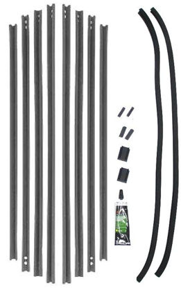 Picture of Rear Door Window Channel Kit, Fordor Sedan, 1933, 18-56791