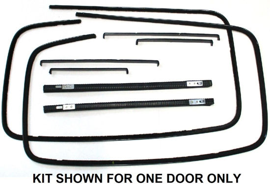 Picture of Rear Door Window Channel Kit, Fordor Sedan, 1939-1940, 91A-56791