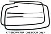 Picture of Rear Door Window Channel Kit, Fordor Sedan, Original Style, 1941-1942, 11A-56791