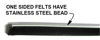 Picture of Rear Door Window Channel Kit, Fordor Sedan, Stainless Bead, 1941-1942, 11A-56791-SS