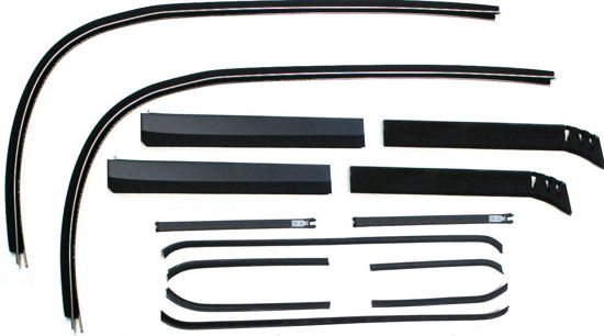 Picture of Front Door Window Channel Kit, Pickup, Stainless Bead, 1935-1937, 50-45983-PUB -SS