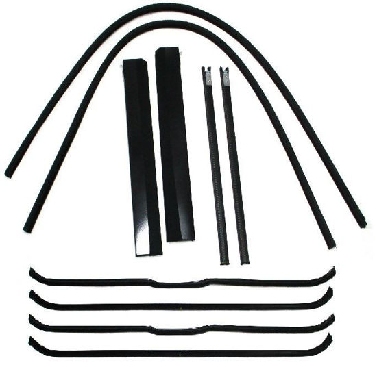Picture of Front Door Window Channel Kit, Stainless Bead, Pickup, 1938-1947, 21C-45983-PU-SS