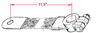Picture of Battery to Ground (+Positive) Cable, 48-14301