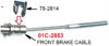 Picture of Front Hand Brake Cable, 01C-2853