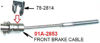Picture of Front Hand Brake Cable, 01C-2853-D