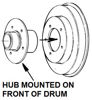 Picture of Brake Drum, 51A-1125