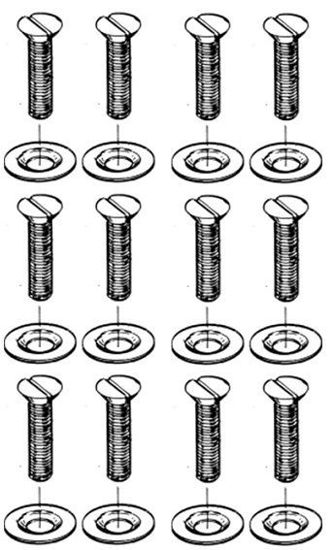 Picture of Floorboard Screw Kit, 1928-1932, A-80028-B