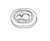 Picture of Emergency Brake & Speedomter Cable Firewall Grommet, 1941-1948, 11A-17265