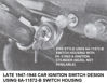 Picture of Ignition Switch Housing, 6A-11572-B