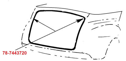 Picture of Trunk Seal, 78-7443720