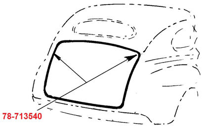 Picture of Trunk Seal, 78-713540