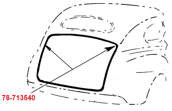 Picture of Trunk Seal, 78-713540