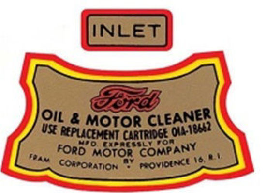 Picture of FRAM Oil Filter Decal, 1939-1951, DF64
