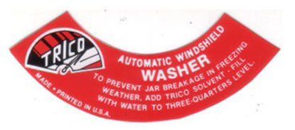 Picture of TRICO Windshield Washer Decal, 1946-1948, DF1160