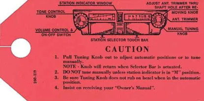 Picture of Radio Tag, 1946-1948, DF23