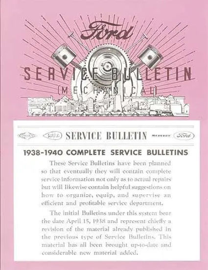 Picture of Ford Service Bulletins, 1938-1940, VB128