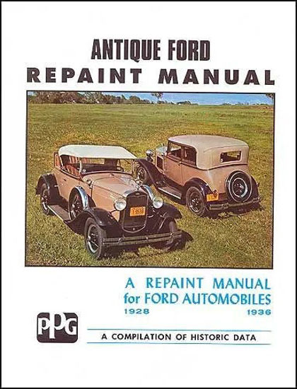 Picture of Repaint Manual, 1932-1936, RMB