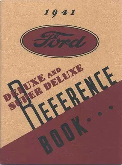 Picture of 1941 Ford Deluxe And Super Deluxe Reference Book, 1941, VB23
