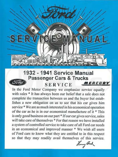 Picture of Service Manual, 1932-1941, VB224