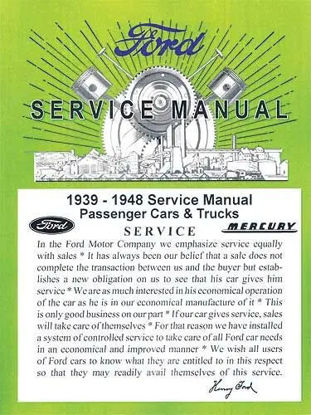 Picture of Shop Manual & Specifications And Adjustments, 1939-1948, VB222