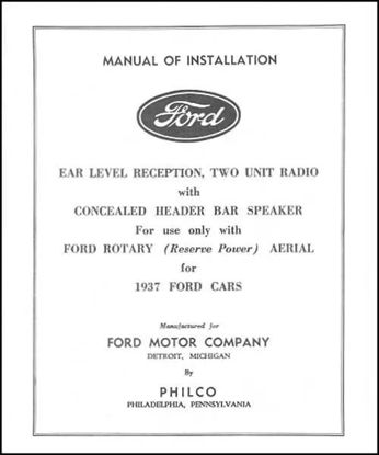 Picture of Radio Installation Handbook, 1937, VB153