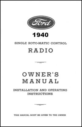 Picture of Radio Installation Handbook, 1940, VB156