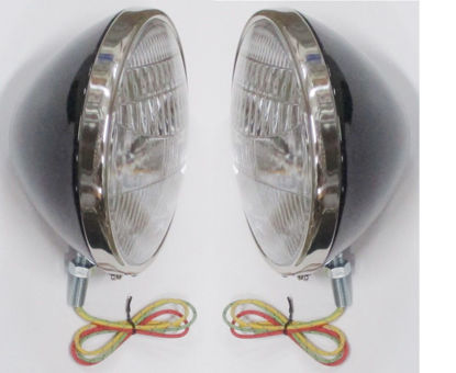 Picture of 12 Volt, 2 Bulb, Quartz Halogen, Headlight Assembly, 46-13000-QSTS