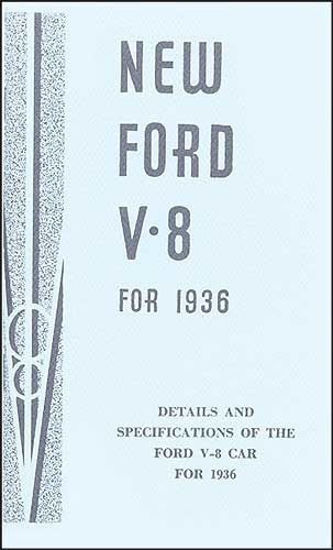 Picture of Detail & Specification Book, 1936, VB8