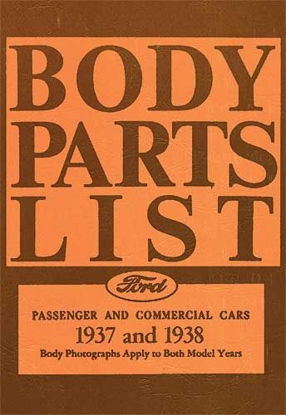 Picture of Chassis & Body Parts Book, 1937-1938, VB37