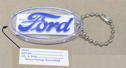 Picture of Key Fob - "FORD" Script, KC-2-Blue