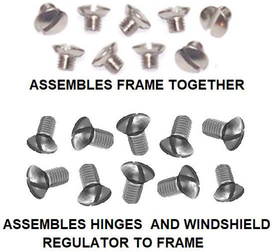 Picture of Windshield Frame Screw Kit, 48-37111-SK-DLX