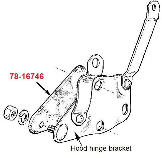 Picture of Hood Hinge Pads, 78-16746