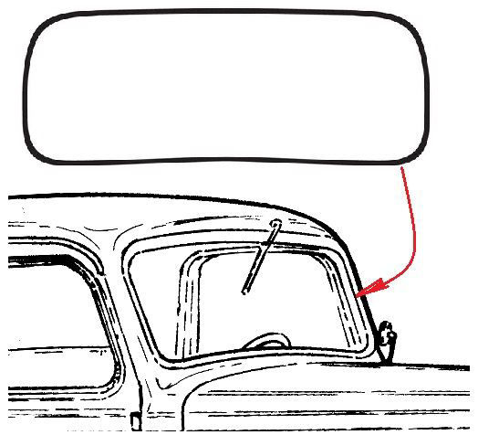 thumbnail image 2 of 1935-1940 Ford Car Male Door Dovetail - Genuine Ford 48-702550-A 2 of 6