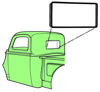 Picture of Rear Window Seal, 1940-1947 Pickup, 01C-8142084