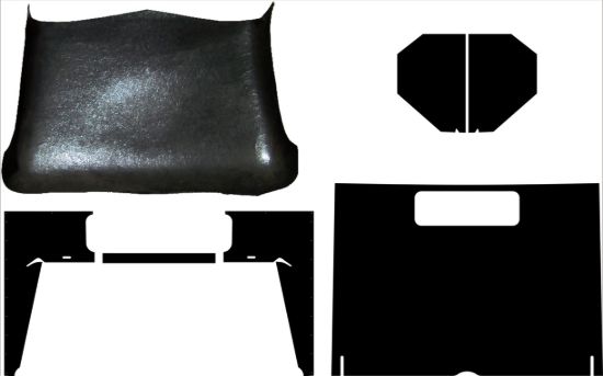 Picture of Upholstery Kit, ABS, Black, 1940-47 Pickup, FORD-4047-TIF-ND