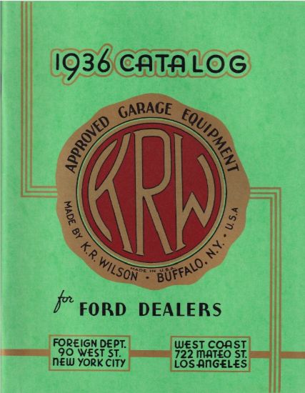 Picture of KRW 1936 Catalog Of Service Tools Garage Equipment For Ford Dealers, KRW3